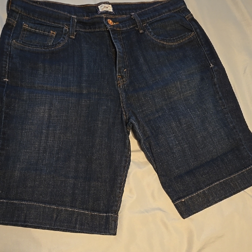 Levi's Dark Blue Jean Shorts